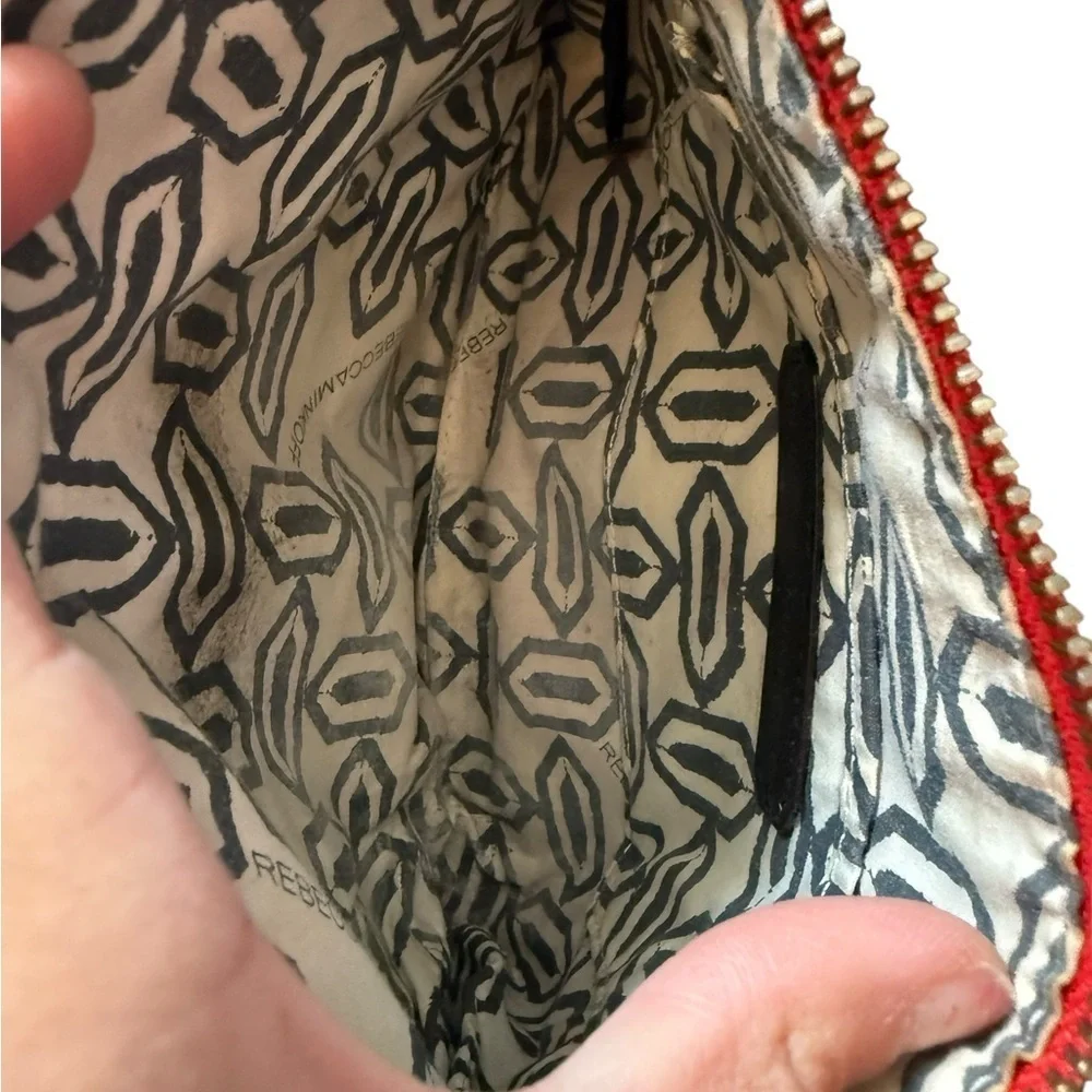 Rebecca Minkoff Mini MAC Crossbody Bag in Red Leather – Well Loved Condition